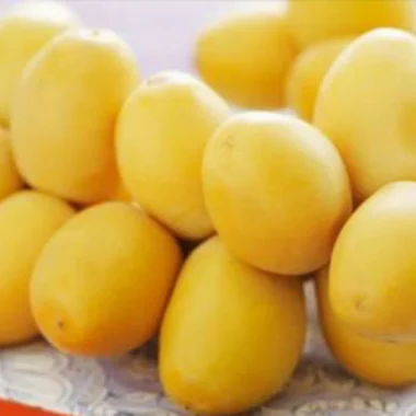 Fresh Yellow Dates 3 Lbs